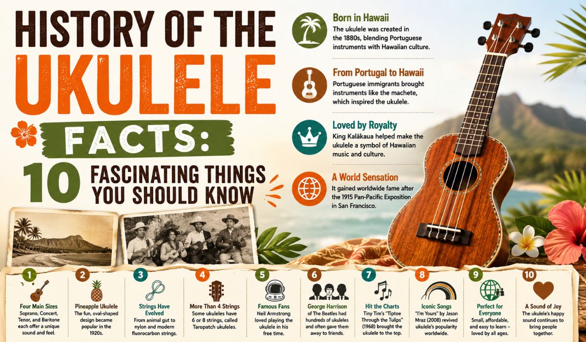 history of the ukulele facts