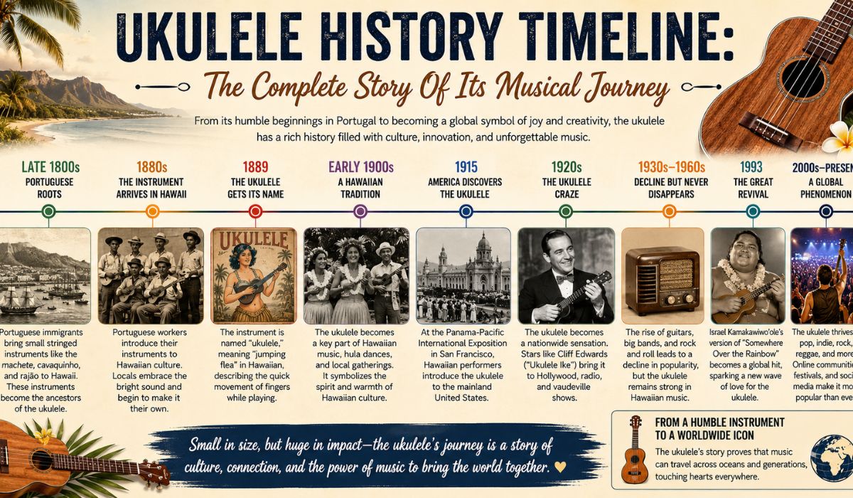 ukulele history timeline