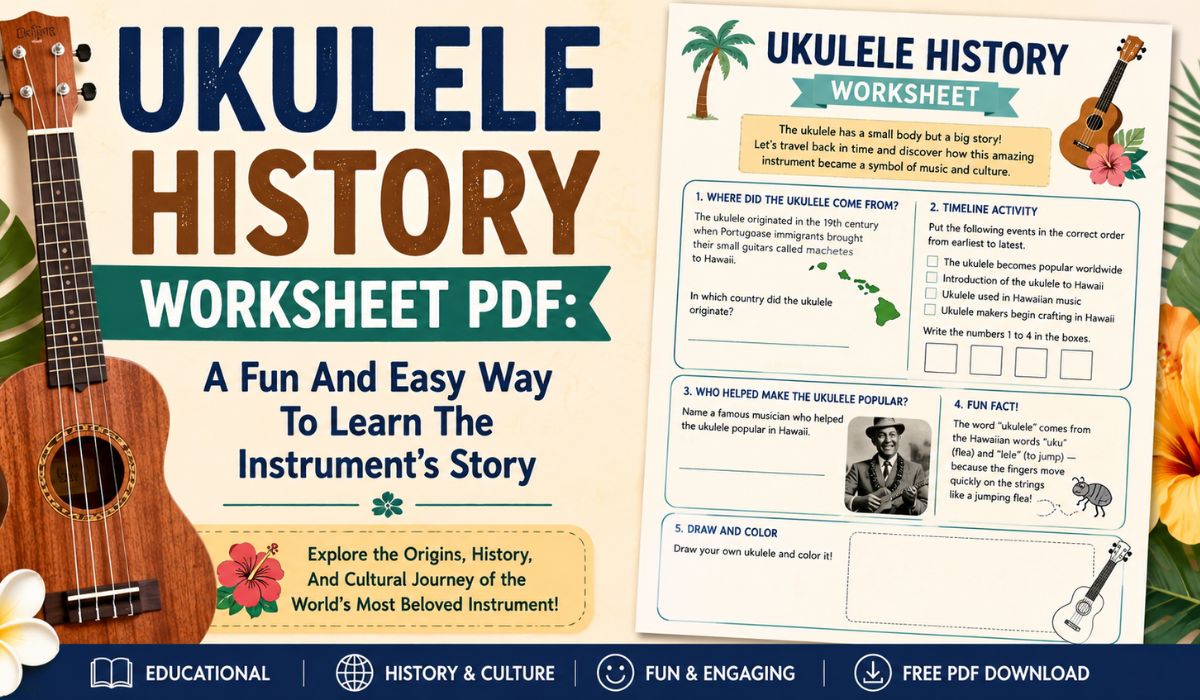 ukulele history worksheet pdf